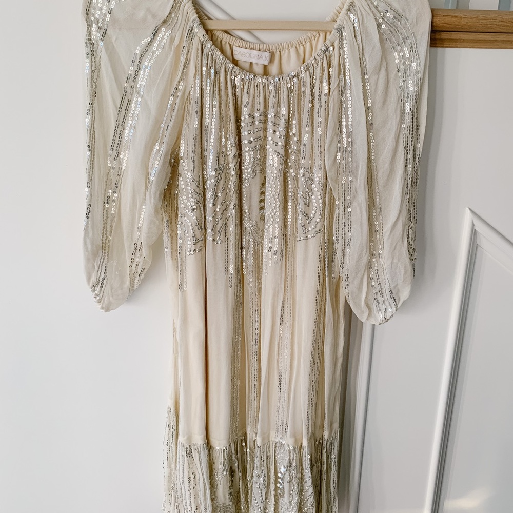 Sequin dress.